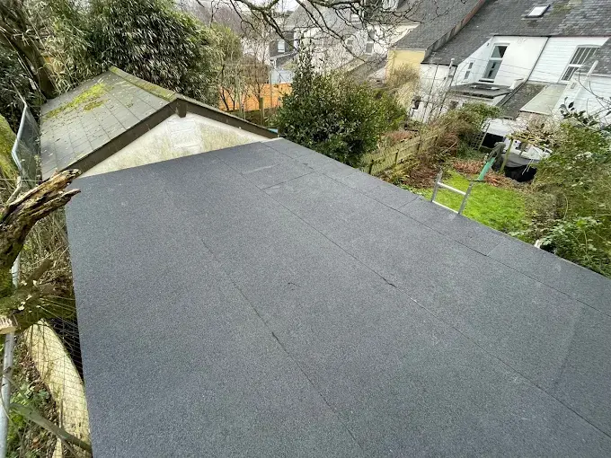 Flat roof finished in Newton Abbot